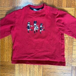 Janie and Jack Nutcracker Red Long Sleeve 6-12 Months